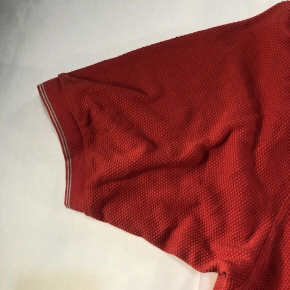 Nike Ohio State Polo Shirt Men's L Red Vintage Team Apparel Embroidered - Picture 8 of 12